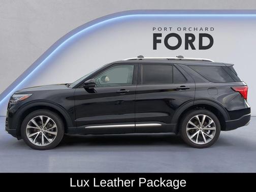 Agate Black Metallic 2025 Ford Explorer Platinum