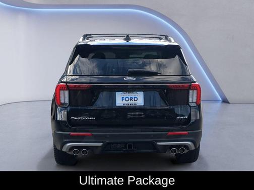 Agate Black Metallic 2025 Ford Explorer Platinum