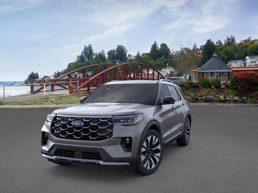 Carbonized Gray Metallic 2026 Ford Explorer Platinum