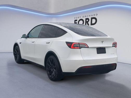 Pearl White Multi-Coat 2021 Tesla Model Y Long Range Dual Motor All-Wheel Drive