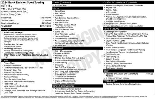 2024 Buick Envision Sport Touring AWD