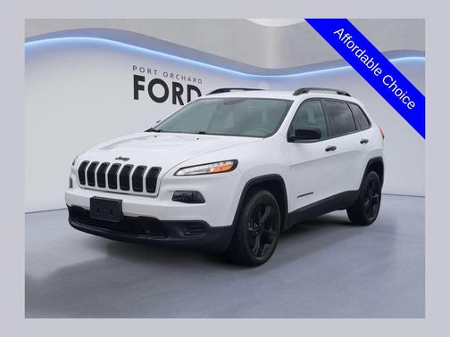 Bright White Clearcoat 2017 Jeep Cherokee Altitude