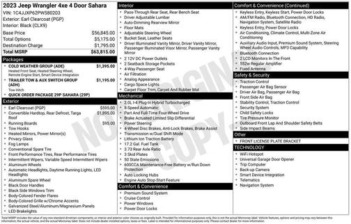 Earl Clearcoat 2023 Jeep Wrangler 4xe Sahara
