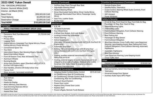 2023 GMC Yukon Denali
