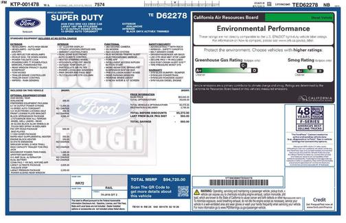 Avalanche 2026 Ford F-250 Lariat