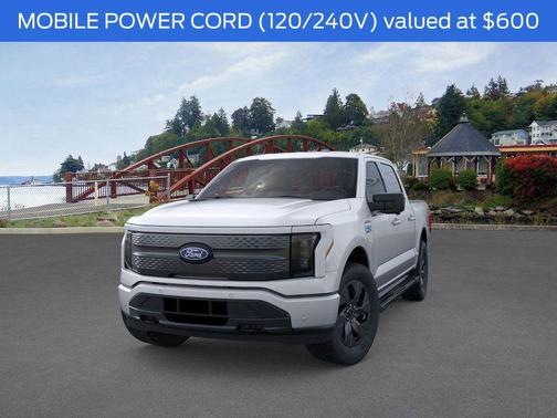 Iconic Silver Metallic 2025 Ford F-150 Lightning Flash