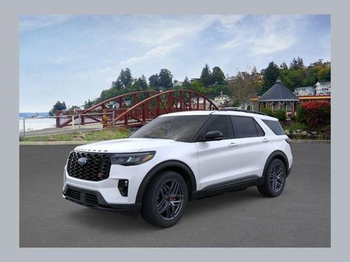 Star White Metallic Tri-Coat 2026 Ford Explorer ST