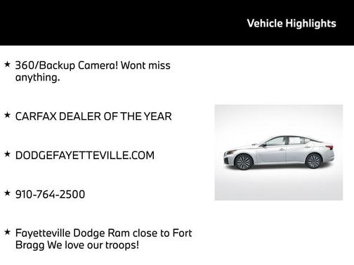 2024 Nissan Altima 2.5 SV