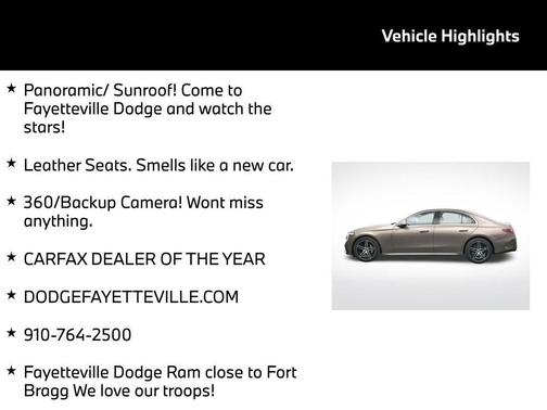 2025 Mercedes-Benz E-Class E 350