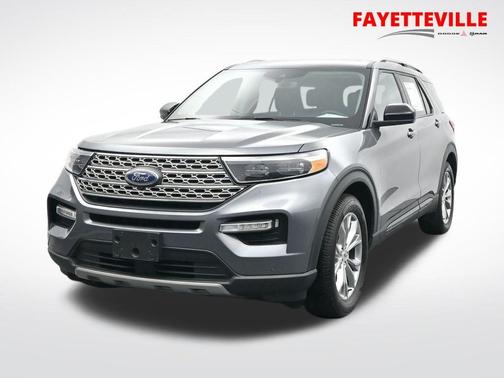 Gray Metallic 2024 Ford Explorer Limited