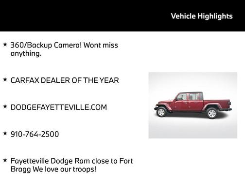 2022 Jeep Gladiator Sport