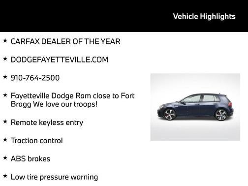 2017 Volkswagen Golf GTI SE 4-Door