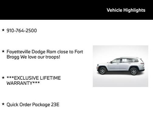 Silver Zynith 2023 Jeep Grand Cherokee L Limited