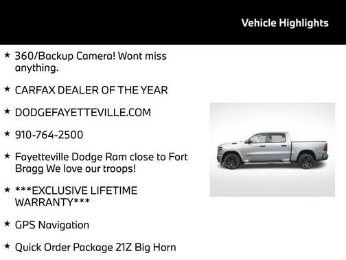 2025 RAM 1500 Big Horn/Lone Star