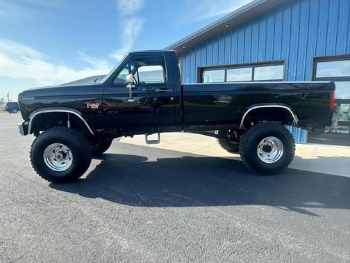 Black 1986 Ford Pickup Truck Base