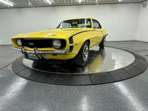 Yellow 1969 Chevrolet Camaro SS
