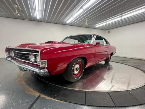 Red 1969 Ford Torino Cobra