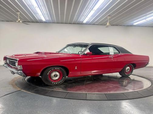 Red 1969 Ford Torino Cobra