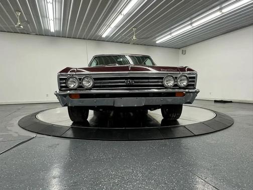 Burgundy 1967 Chevrolet Chevelle SS