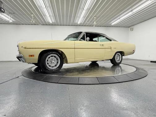 Tan 1970 Plymouth Roadrunner Coupe
