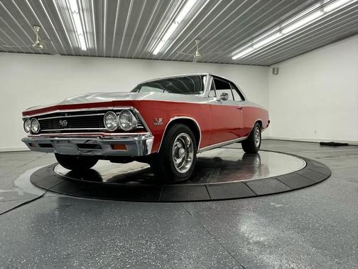 Red 1966 Chevrolet Chevelle Malibu