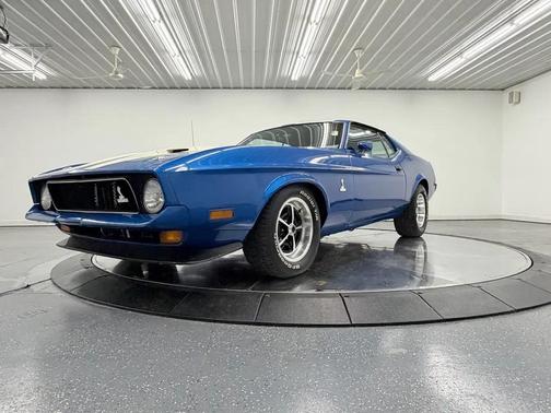 Blue 1971 Ford Mustang Base