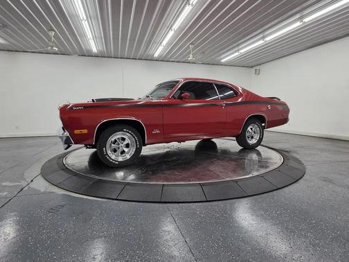 Red 1972 Plymouth Duster