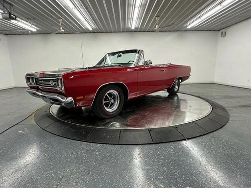 Red 1969 Plymouth Roadrunner