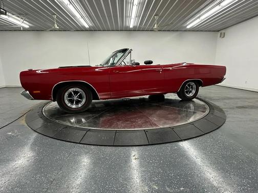 Red 1969 Plymouth Roadrunner