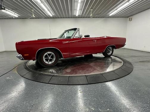 Red 1969 Plymouth Roadrunner