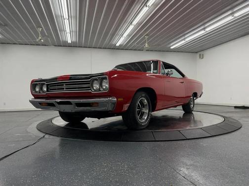 Red 1969 Plymouth Roadrunner