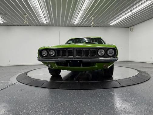Green 1971 Plymouth Cuda