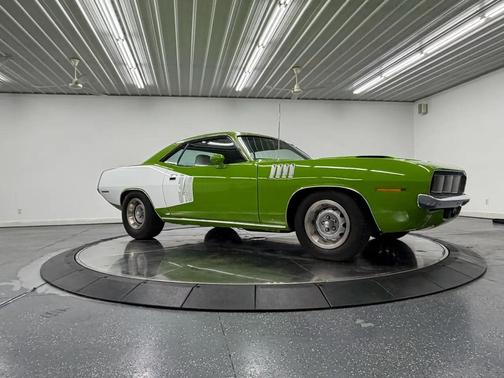 Green 1971 Plymouth Cuda