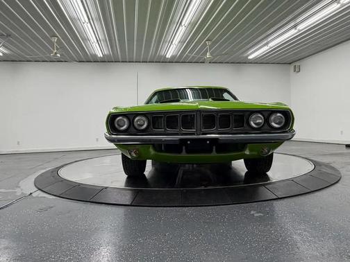 Green 1971 Plymouth Cuda