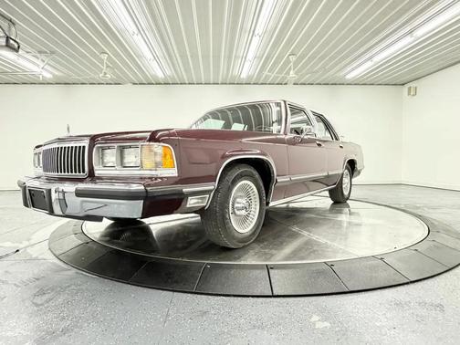 Burgundy 1991 Mercury Grand Marquis LS