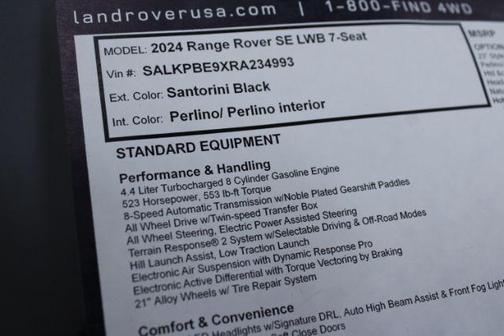 2024 Land Rover Range Rover P530 SE