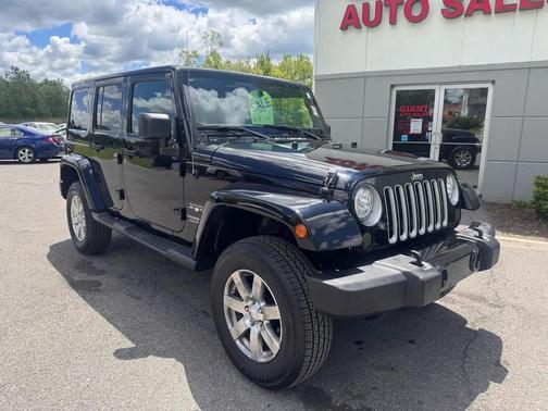 Black 2017 Jeep Wrangler Unlimited Sahara