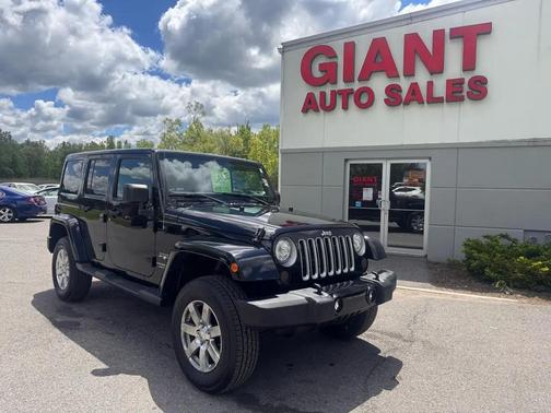 Black 2017 Jeep Wrangler Unlimited Sahara