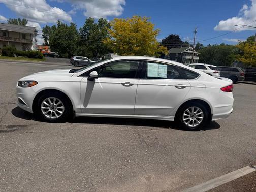 White 2017 Ford Fusion S