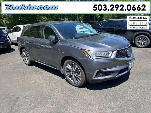 Modern Steel Metallic 2019 Acura MDX 3.5L w/Technology Package