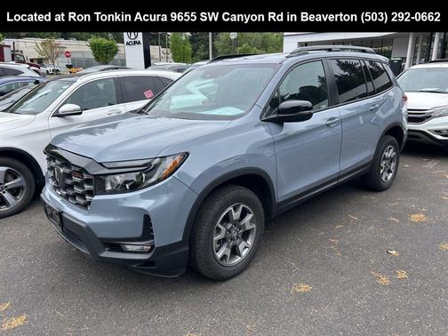 Sonic Gray Pearl 2023 Honda Passport AWD TrailSport