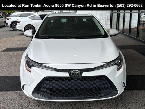 Super White 2020 Toyota Corolla LE