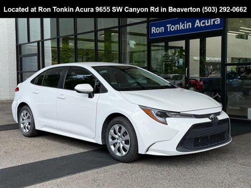 Super White 2020 Toyota Corolla LE