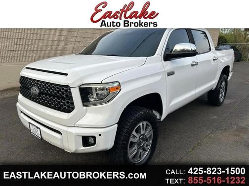 Super White 2019 Toyota Tundra Platinum
