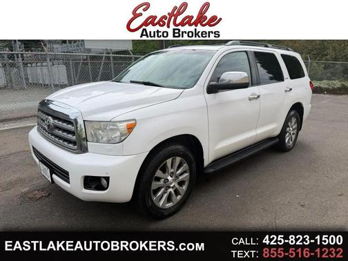Super White 2011 Toyota Sequoia Limited