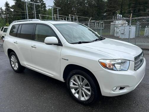 Blizzard Pearl 2010 Toyota Highlander Hybrid Limited