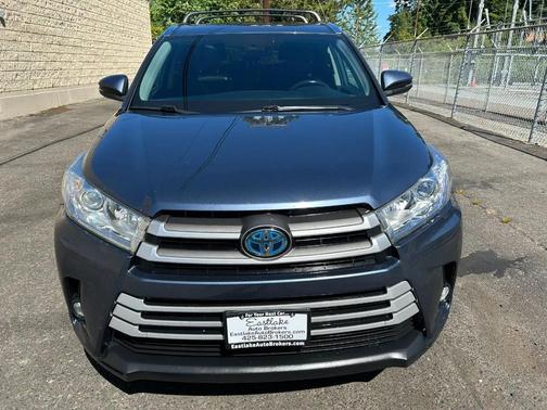 Shoreline Blue Pearl 2018 Toyota Highlander Hybrid XLE