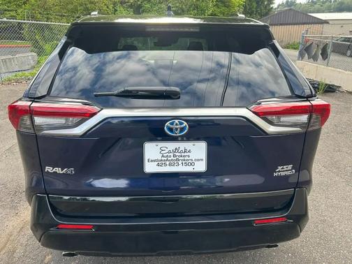 Blue Print w/Midnight Black Roof 2020 Toyota RAV4 Hybrid SE