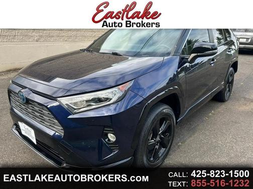 Blue Print w/Midnight Black Roof 2020 Toyota RAV4 Hybrid SE