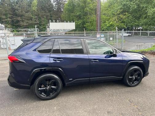 Blue Print w/Midnight Black Roof 2020 Toyota RAV4 Hybrid SE